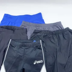 [5点セット] アシックス XT704A XT703A 保温 ロング タイツ レギンス S ナイキ アディダス ＆lite ハーフパンツ S/M/L S レディース ランニング