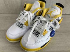 NIKE AIR JORDAN 4 RETRO／AQ9129-101／ホワイト スニーカー　22.5cm