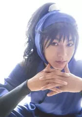 【中古】生写真(男性) 山木透(久々知兵助)/バストアップ・衣装青・両手組み・両手親指顎・背景白・キャラクターショット/「ミュージカル『忍たま乱太郎』第9弾 ～忍術学園陥落!夢のまた夢!?～」ブロマイド第2弾