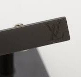 LV M65044 ブトンドゥマンシェット シャンゼリゼ AN1121 カフス スチール ブラック くすみ・スレあり