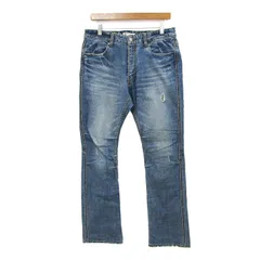 グローバルワーク デニムパンツ ジーンズ ジーパン コットン100% ブランド ボトムス メンズ Lサイズ ライトブルー GLOBAL WORK 【中古】