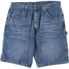 古着 ラングラー Wrangler CARPENTER デニムペインターショーツ ショートパンツ メンズw36相当/eaa553753