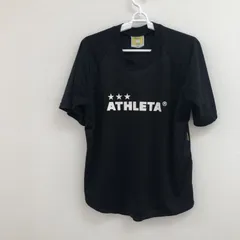 【ATHLETA】アスレタ　半袖　Tシャツ　ブラック　ロゴ　シンプル　Мサイズ　ユニセックス