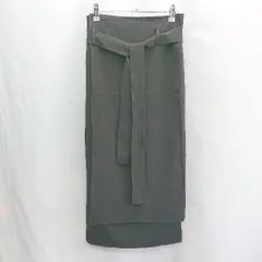 ◇ Θ◎ MURUA ムルーア 変形 ミモレ丈 タイト スカート サイズS ブラック レディース E  【1502060026574】