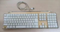 中古　Apple 純正 （M7803）日本語キーボード 有線　テンキーつき　※caps lockキー外れ　ジャンク