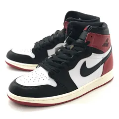 【倉吉店】 中古 NIKE | ナイキ スニーカー AIR JORDAN 1 RETRO HIGH OG “BLACK TOE REIMAGINED' DZ5485-106 レッド 27.5cm 【126】