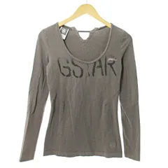 ジースターロウ G-Star RAW 長袖 カットソー Tシャツ ロンT ロゴプリント Y2K M 茶 ブラウン 0915 ■YHS1のサムネイル