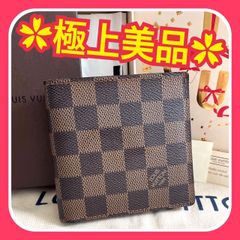 【極上美品】ルイヴィトン ダミエ エベヌ ポルトフォイユ マルコ NM 折り財布 LOUIS VUITTON
