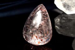 [1 점 물건] AAA ☆ 파이어 쿼츠 레피도 크로 사이트 잉크 쿼츠 18x13mm 드롭 루스 파워 스톤 천연석 _PC5475
