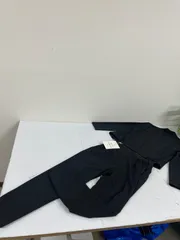 送料無料★新品タグ付き★X.G.Y.C XIA GUANG YI CAI★パンツサロペット　オーバーオール　つなぎ　ワンピース★Lサイズ★ブラック　#70725sjj29