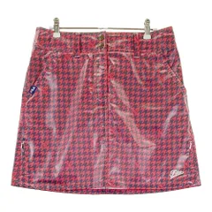 サイズ：LL FILA GOLF フィラゴルフ  ストレッチスカート 千鳥柄 レッド系 [240101273314]# ゴルフウェア レディース ストスト