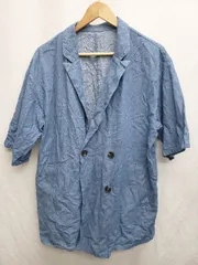 ◇ Θ apres jour mignon アプレジュールミニョン 七分袖 デニム ジャケット サイズLL ブルー レディース P  【1409090041396】のサムネイル