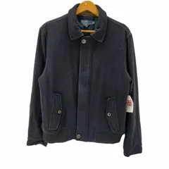 ポロバイラルフローレン Polo by RALPH LAUREN 裏地チェック ウール 比翼 ブルゾン メンズ import：M 