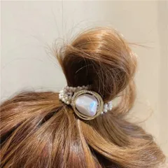 パール ヘアゴム お団子 韓国風 ビジュー 上品 大人可愛い ヘアアクセサリー 女子会 デート おしゃれ 成人式 入学式 卒業式 発表会 結婚式 フォーマル ビジネス 披露宴  髪留め まとめ髪 暑さ対策 人気 レディース 女性 2025