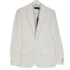 POLO RALPH LAUREN ポロ・ラルフローレン テーラードジャケット 麻・リネン ホワイト【中古】【新品同様】【美品】 レディース