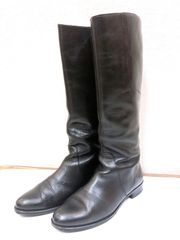 【1699】 リーガル ロングブーツ PN2F F57A ブラック 本革 レディース ファッション ブーツ ジョッキーブーツ REGAL 日本製　made in japan