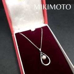 【美品・箱付】MIKIMOTO　ミキモト　パールネックレス　あこや真珠　MS刻印 美品・箱付】MIKIMOTO ミキモト パールネックレス あこや真珠 MS