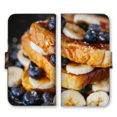 Galaxy S10+ plus SC-04L SCV42 ケース 手帳型 ギャラクシーS10プラス スマホケース 携帯ケース ハンバーガー 拉麺 寿司 ピザ オムライス たこ焼き 鯛焼き フレンチトースト 写真 カラー10のサムネイル