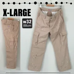 エクストララージ XLARGE★ペイント加工★カーゴパンツ★w32(88cm)/ 2402F002