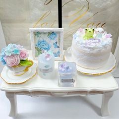 #568 ミニチュア　紫陽花セット　＊㉞