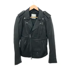美品 BUFFALOBOBS ラムレザー ジャケット ブラック Wジップ メンズ PUREGOLD BUFFALO BOBS バッファローボブズ MAVERICK