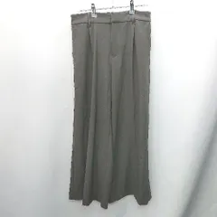 ◇ nano universe ナノユニバース ワイドパンツ サイズ縦XS 横L+ ブラウン レディース E  【1408060050338】