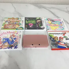 ＋【ジャンク品】Nintendo 3DS ピンク 本体 ソフトまとめ売り【ゲーム機本体】