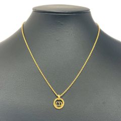 美品◎ クリスチャンディオール ストーン ビジュー 喜平チェーン