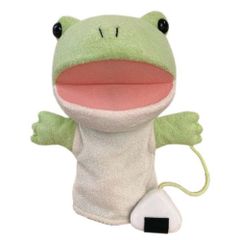 【在庫セール】パペット かえる 10712 カエル ぬいぐるみ モンスイユ