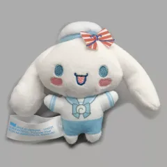 【中古】ぬいぐるみマスコット・ぬいぐるみバッジ シナモロール(白セーラー) マスコット ～マリンスタイル～(EX) 「初音ミク×シナモロール」