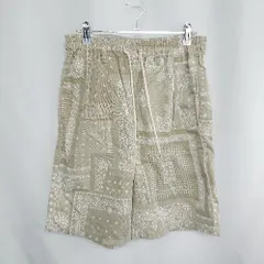 ◇ CIAOPANIC チャオパニック 総柄 ハーフパンツ サイズF ベージュ メンズ E  【1407180000957】のサムネイル