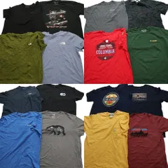 古着卸 まとめ売り アウトドアブランドMIX 半袖Tシャツ 16枚セット (メンズ XL /2XL ) ノースフェイス  パタゴニア 古着 NB0881