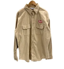 ファイブブラザー FIVE BROTHER 70's 80's シャモアクロス MADE IN USA アメリカ製 XL 長袖シャツ ベージュ LLサイズ 101MT-3940