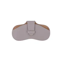 [CARRY ALL BEFORE ONE] メガネケース サングラスケース 眼鏡ケース 薄型 スリム ソフト おしゃれ レディース メンズ PUレザー 軽量 コンパクト めがね 収納 持ち運び 携帯用 ソフト [ライトグレー] [タイプB(ストラップなし)]