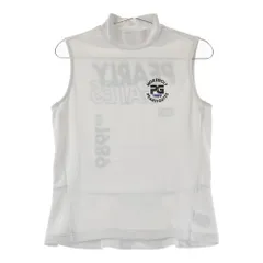 サイズ：1 PEARLY GATES パーリーゲイツ  ハイネック ノースリーブシャツ  ホワイト系 [240101320526]# ゴルフウェア レディース ストスト