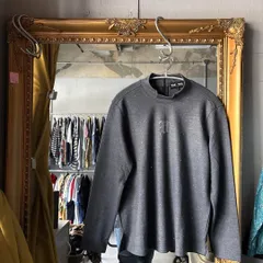 -@ ヴァレンザ Valenza ニット セーター トップス ハイネック 44　グレー 灰色　お呼ばれ　デート　オフィスカジュアル　食事会　ラインストーン