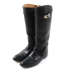 極美品 エルメス　HERMES ブーツ　ジャンピング　ショート39 ブラック Jumping shorter boot | Hermès USA