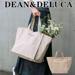 ディーン＆デルーカ トートバッグ DEAN＆DELUCA エコバッグ お買い物バッグ キャンパスバッグ 携帯便利 軽量 大容量 おしゃれ 送料無料