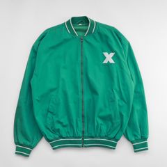 ChampionとXLARGEのコラボ品 緑色 スタジャン Mサイズ - メルカリ