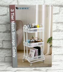 ◾️新品◾️ Edifice 3Tier メッシュストレージコンテナ キャスター付 隙間収納 ラック【61288】