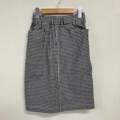 URBAN RESEARCH アーバンリサーチ ウエストゴム ギンガムチェック タイトスカート 伸縮性あり