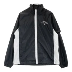 サイズ：L CALLAWAY キャロウェイ 2022年 2way レインウェア 上下セットアップ  ブラック系 [240101493158] ゴルフウェア メンズ ストスト