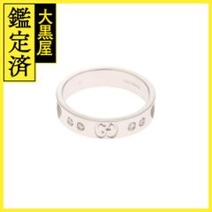 グッチ アイコンリング アイコンアモール リング 9号 K18ホワイト  