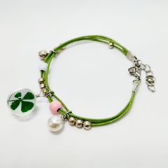 四葉 の クローバー ブレスレット 四つ葉 よつば 4つ葉 AUULA jewelry 122475