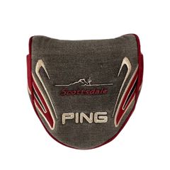 PING ピング パターカバー グレー 赤 カバー パター Scottsdale ゴルフ 趣味 スポーツ
