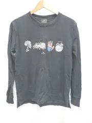 ◇ Θ PS Paul Smith women ポールスミス プリント 長袖 ロンＴ カットソー サイズM ブラック系 レディース E  【1508060005205】