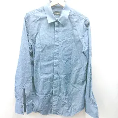 ◇ ⊇ EMPORIO ARMANI エンポリオ アルマーニ 長袖 シャツ サイズ表記なし ブルー系 メンズ E  【1502180081439】