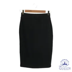 【訳アリ】 INGNI イング スカート タイト ひざ丈 ウエストゴム コーデュロイ レディース ブラック M 901-6256 送料無料 古着