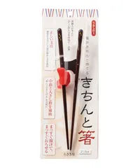 きちんと箸 矯正箸 おとな用 21cm 右利き 左利き 新品未使用品