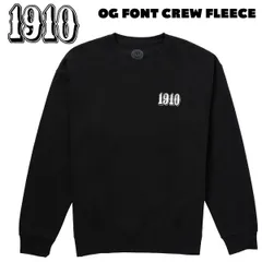 ファッション クルーネック 24FW 1910 ナインティーンテン オージーフォントクルーフリース OG FONT CREW FLEECE